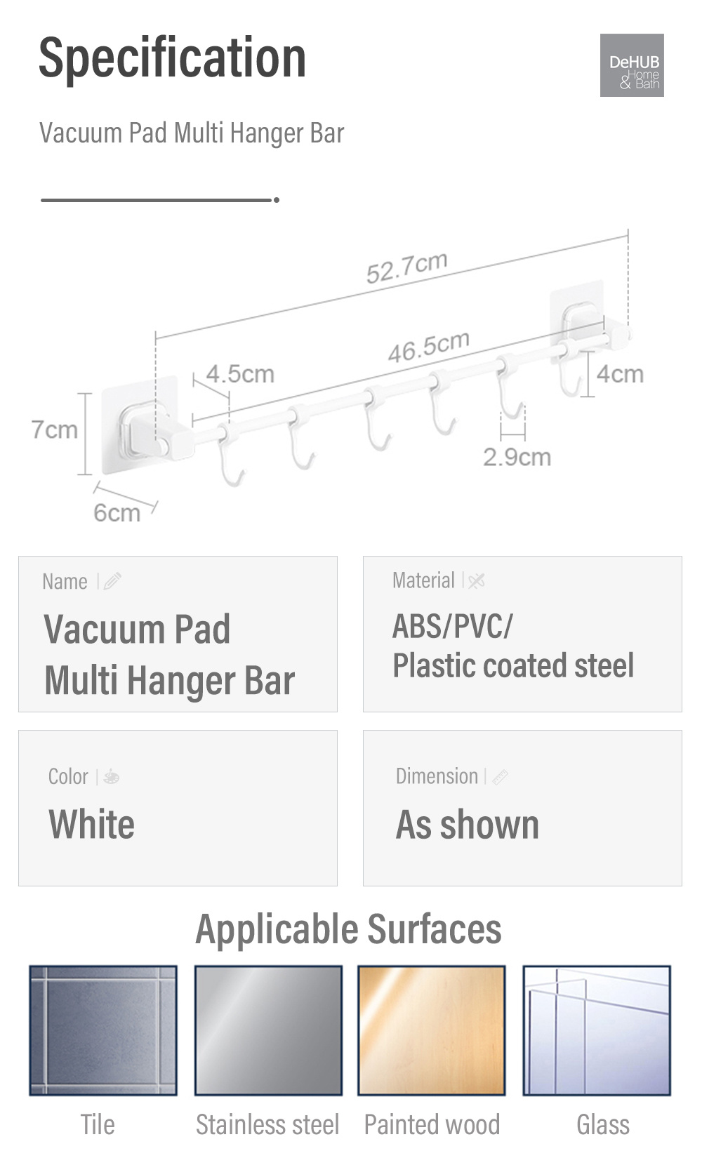 KOREA DeHUB Vacuum Pad Multi Hanger-9